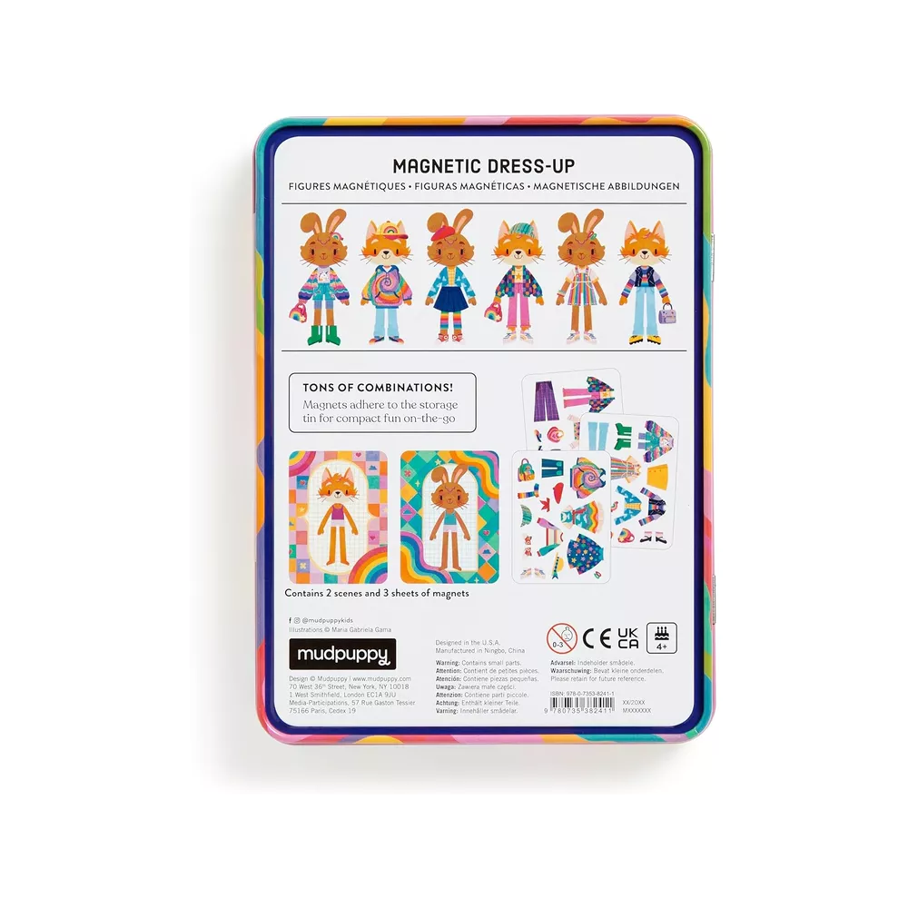 Magnetic Dress-up Rainbow Fashion