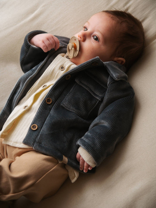 Curderoy Overhemd - Midnight Blue 343