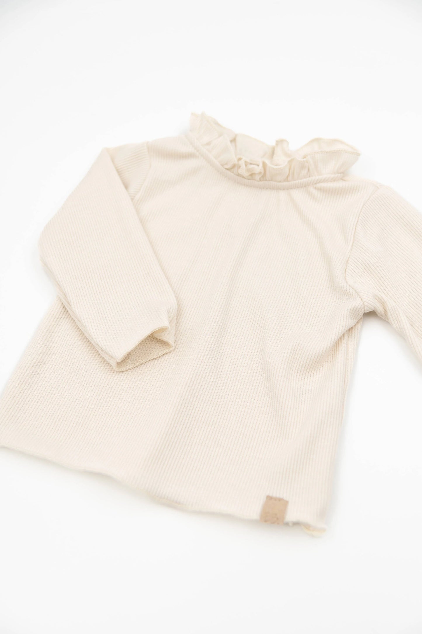 Shirt Met Kraag Met Ruches - Warm White 345