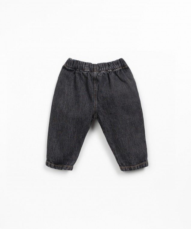 Denim Trousers - Zwart