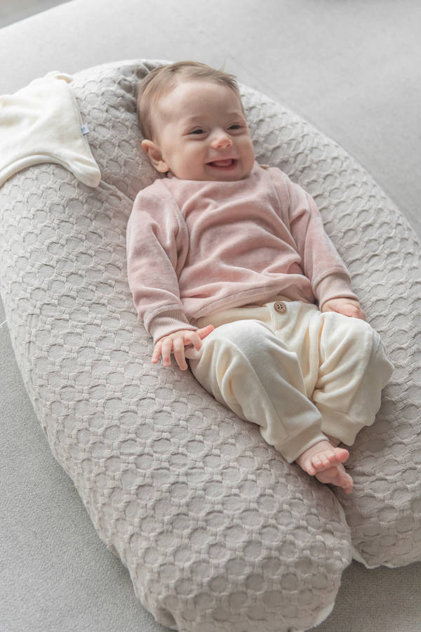 Trui met Lange Mouwen In Velvet - Powder Pink 28