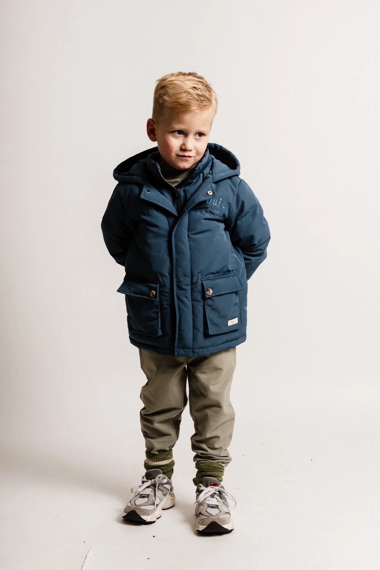 Baje Blue Vintage Winterjas