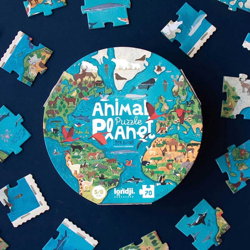 Animal Puzzzle Planet Look & Find