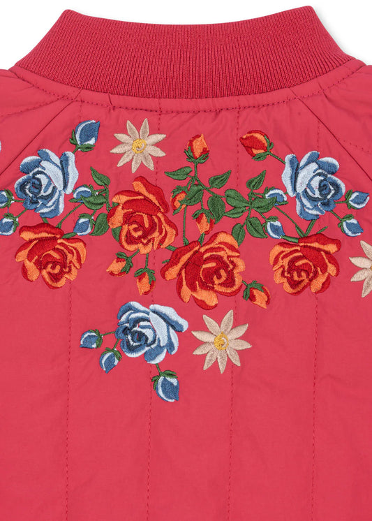 Juno Bomber Jacket (Raspberry Wine)