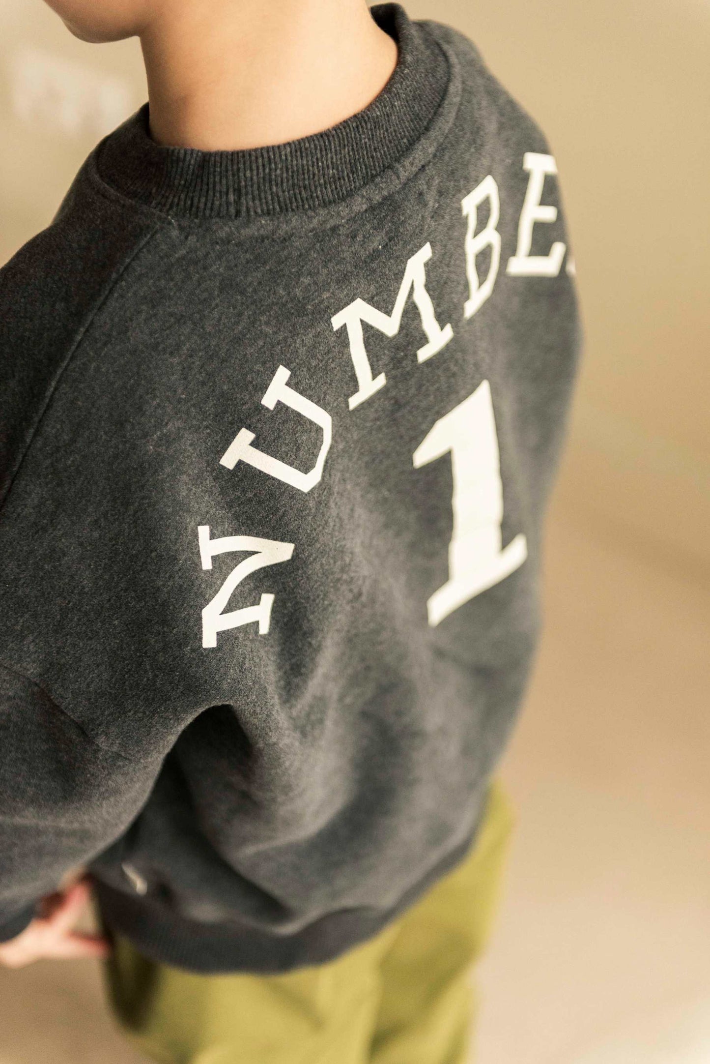 Sweater Dark Grey Melange Nr 1