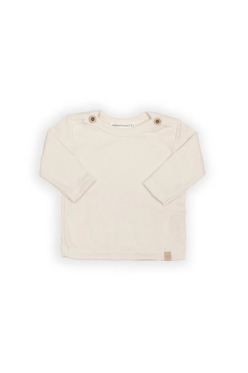 Shirt Met Schouderopening - Warm White 345