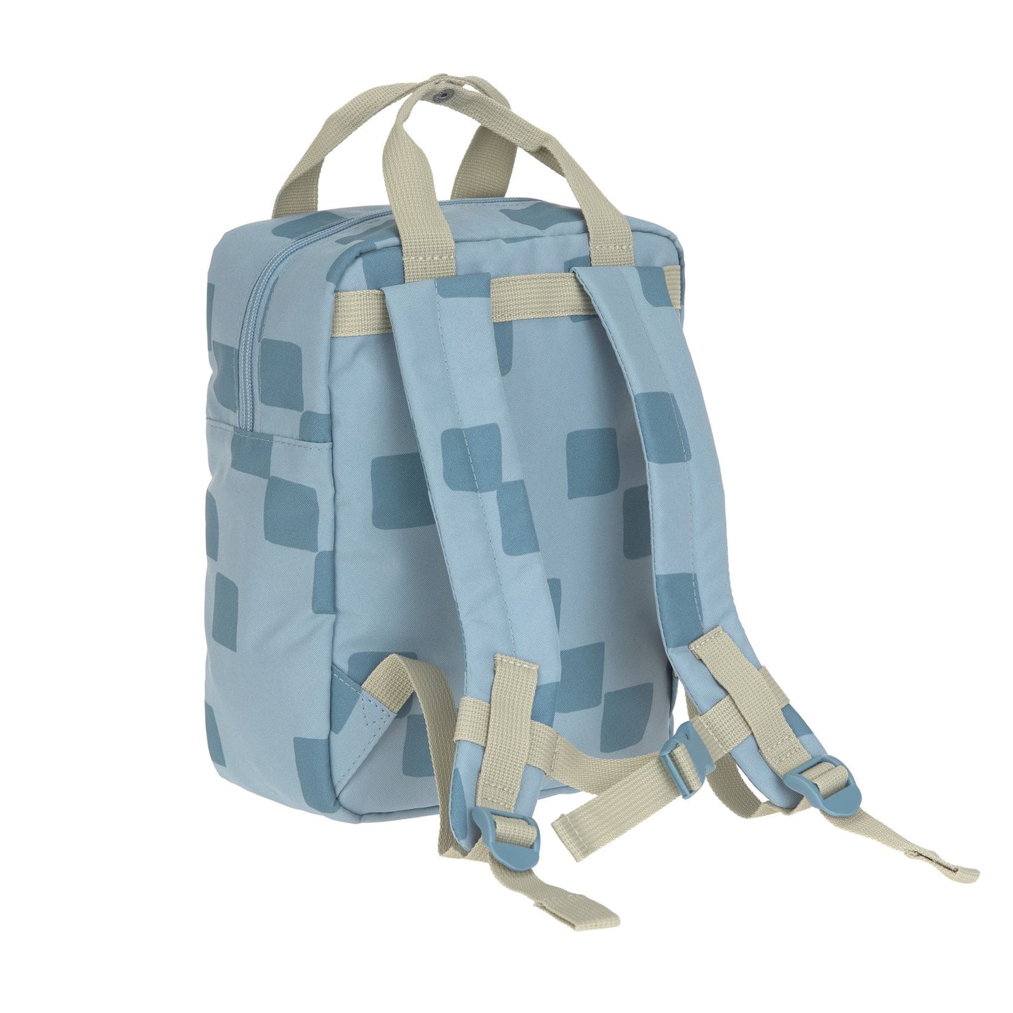 Mini Square Backpack - Pattern Party Blue
