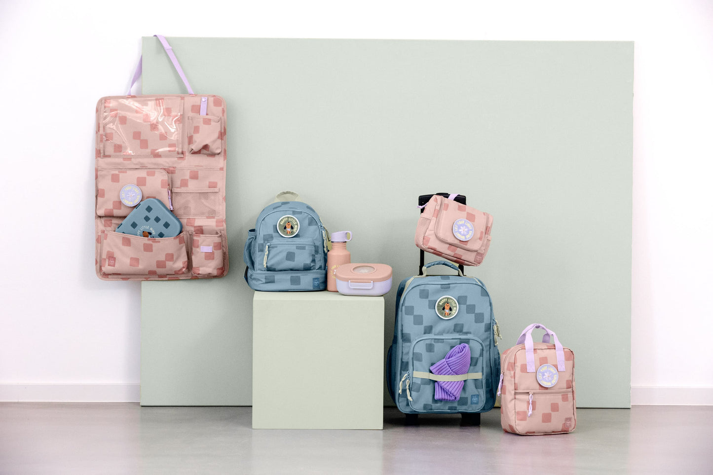 Lassig Mini Square Backpack - Pattern Party Rose