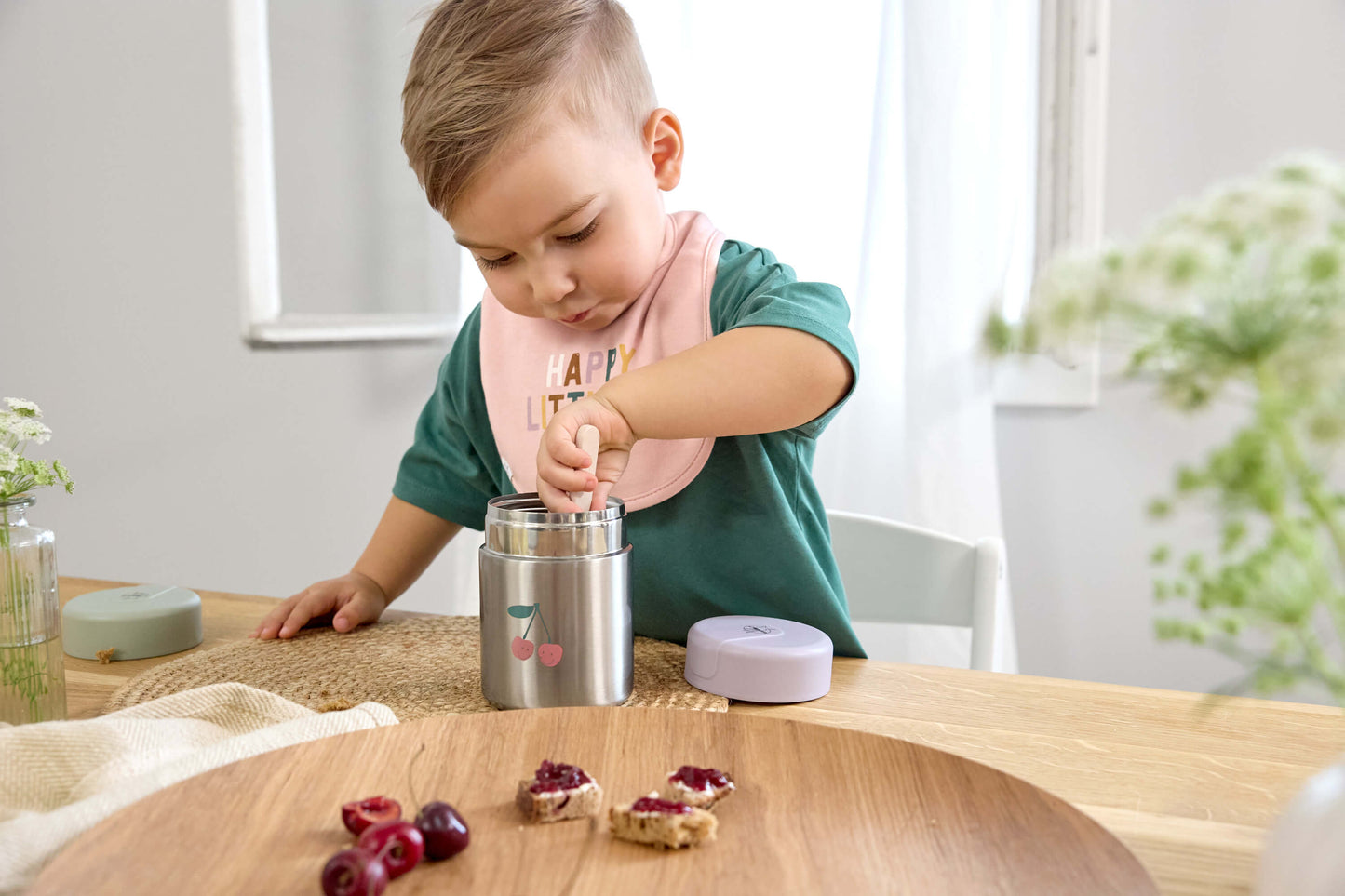 Food Jar Happy Fruits - Cherry