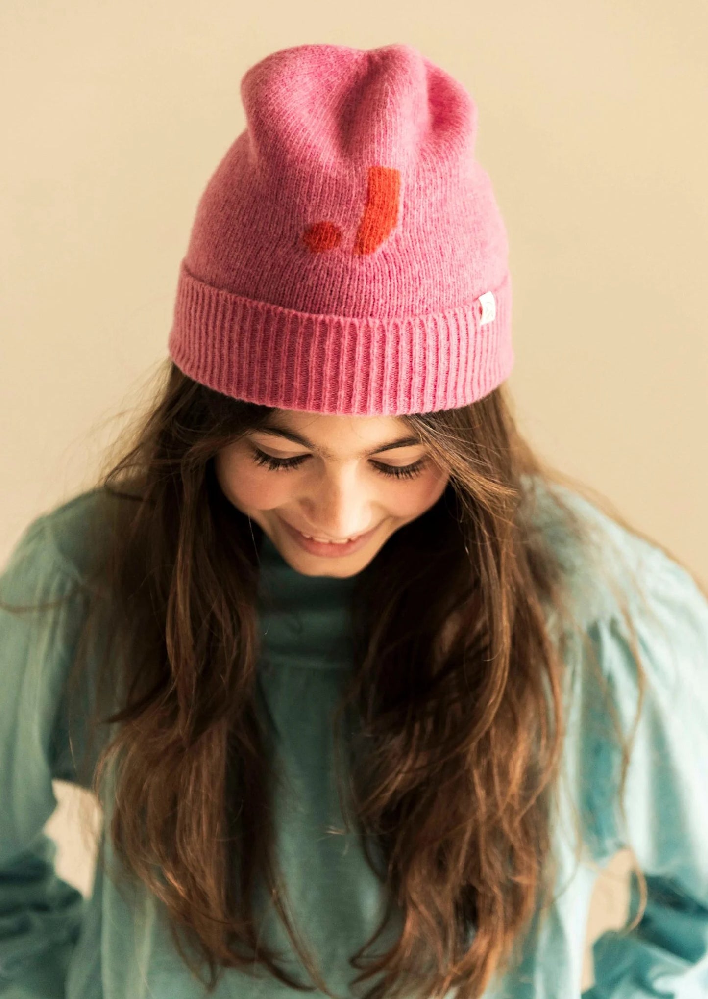 J Beanie Fuchsia Pink