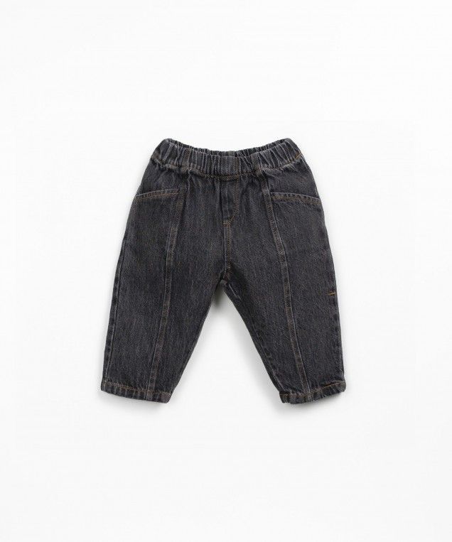 Denim Trousers - Zwart