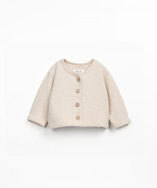 Jersey Cardigan - Beige