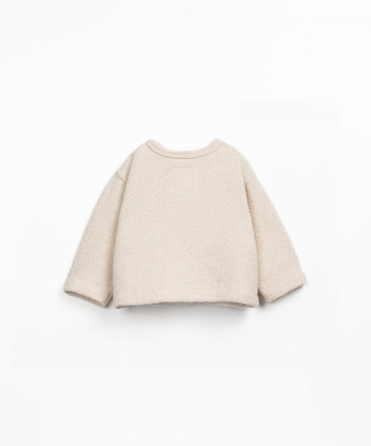 Jersey Cardigan - Beige