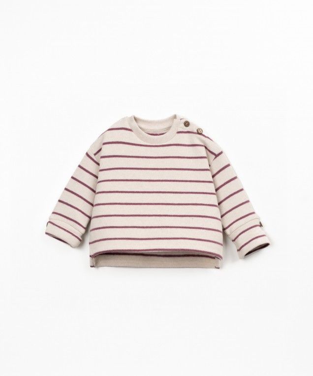 Striped Jersey Sweater