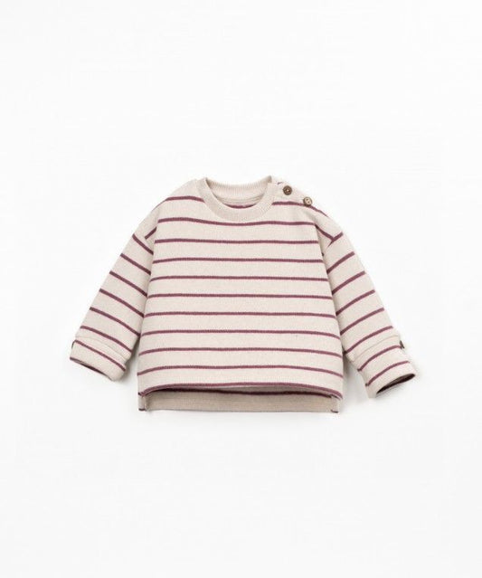 Striped Jersey Sweater