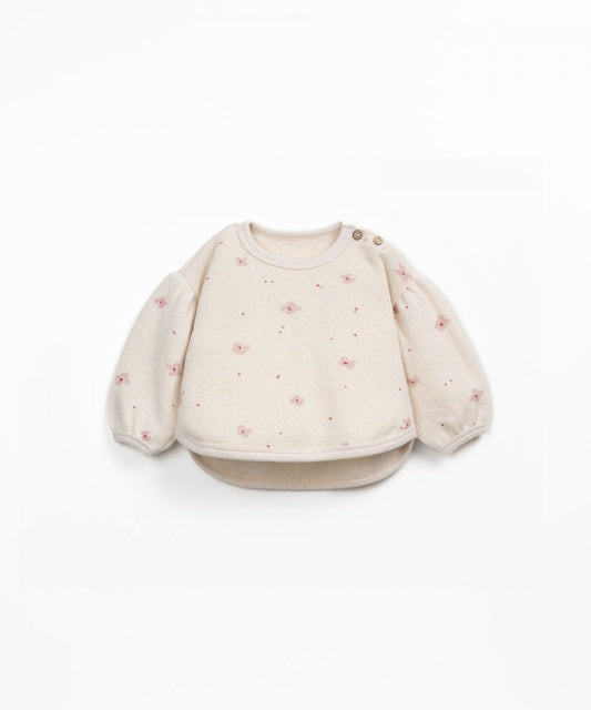 Printed Jersey Sweater