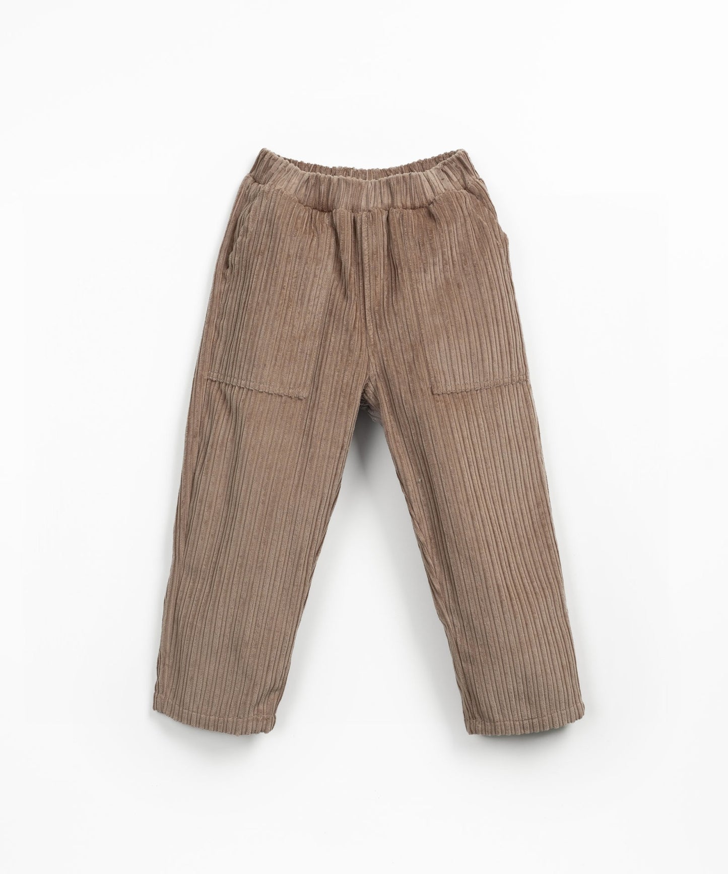 Corduroy Trousers With Adjustable Waist