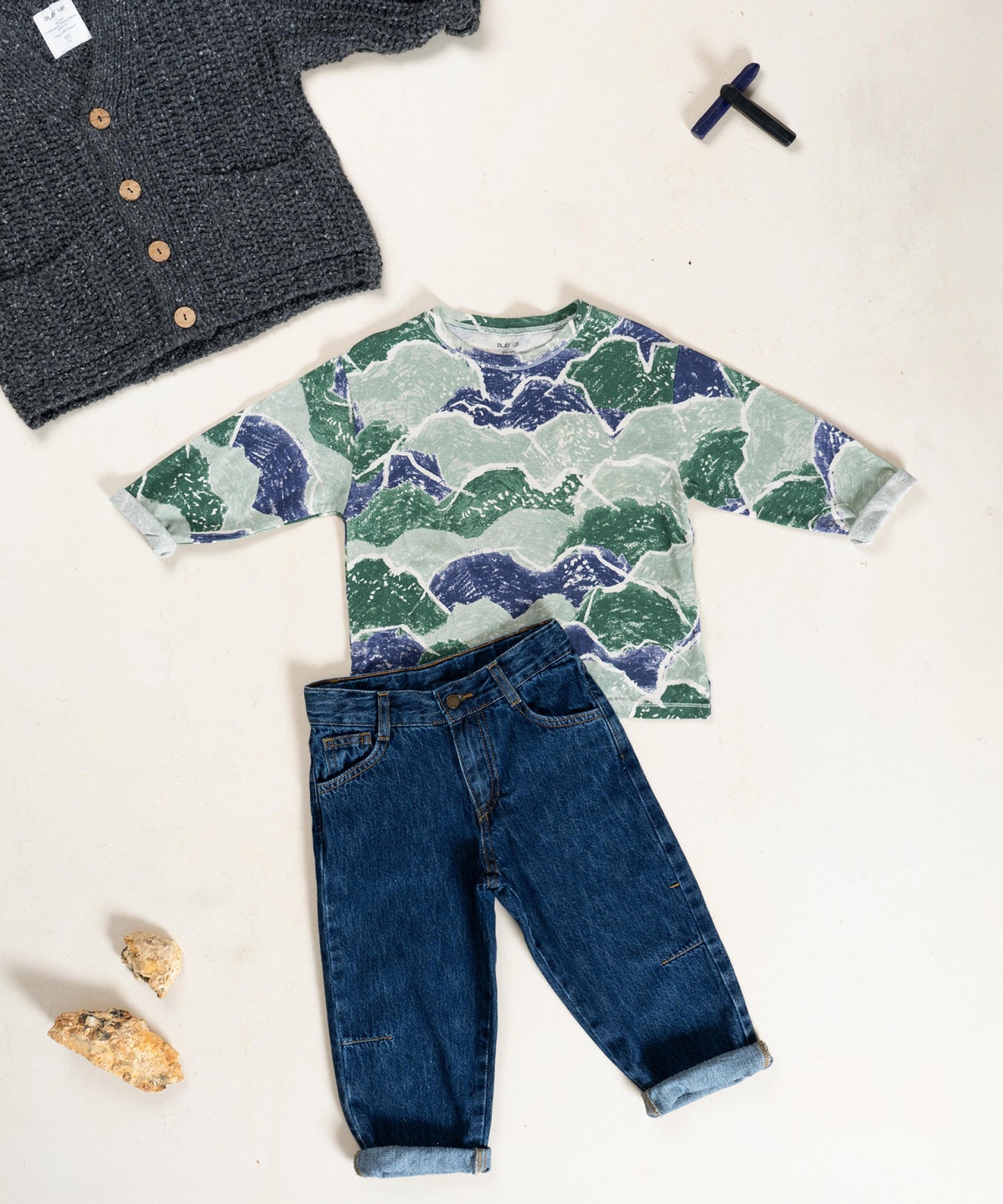 Jeans With Cotton Blue