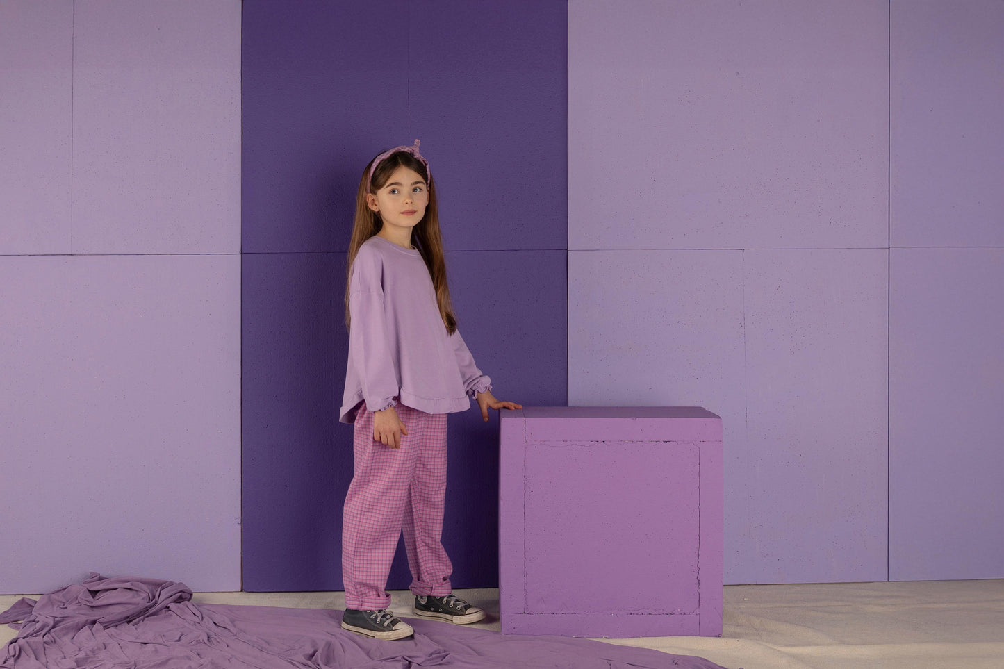 Ruffled sweater Lila