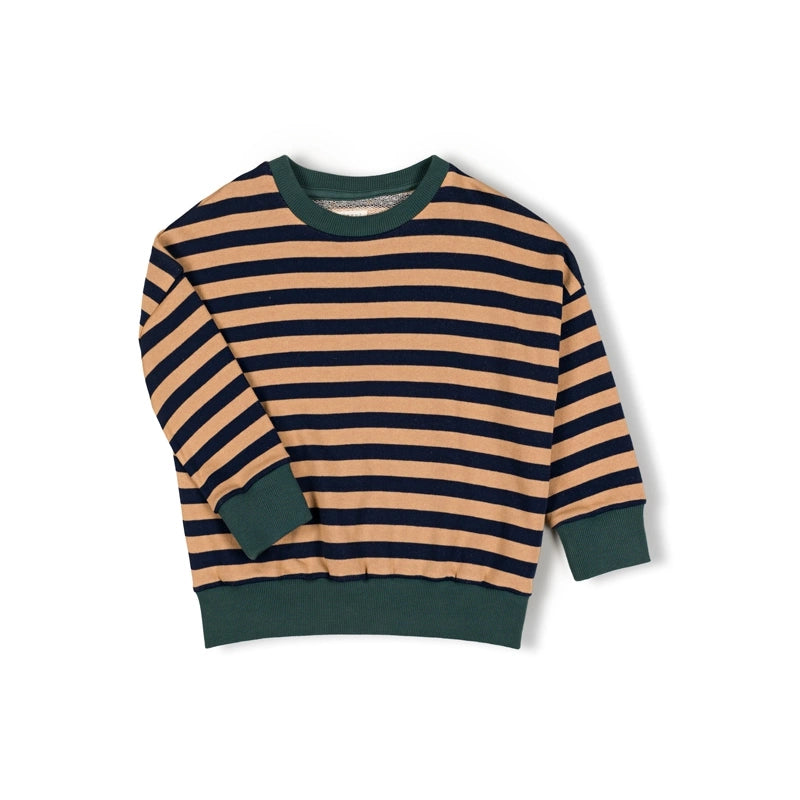 Rel Sweater Navy Stripe