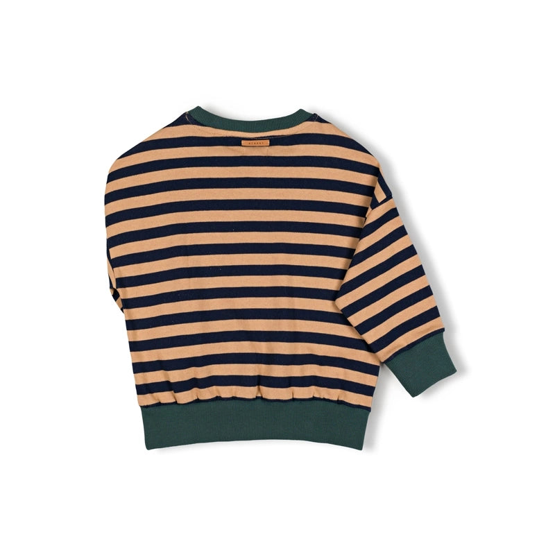 Rel Sweater Navy Stripe