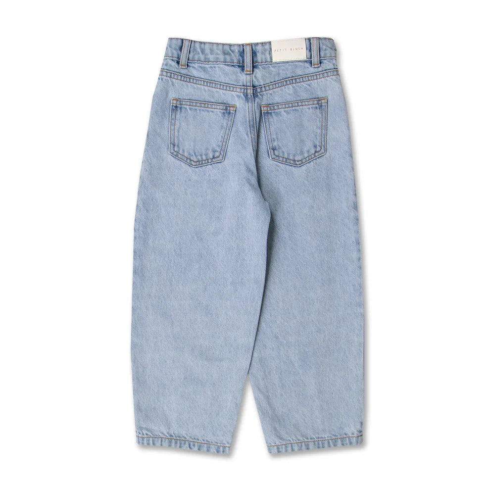 Ballon Fit Jeans Washed Light Blue