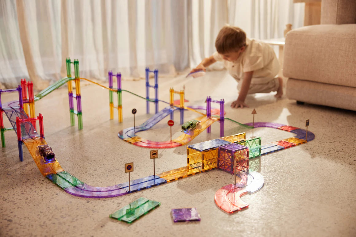 Clever Clixx Large Race Track Pastel