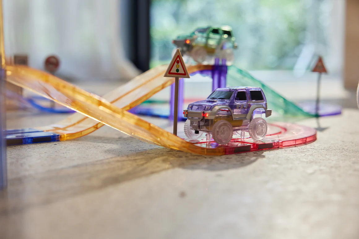 Clever Clixx Large Race Track Pastel