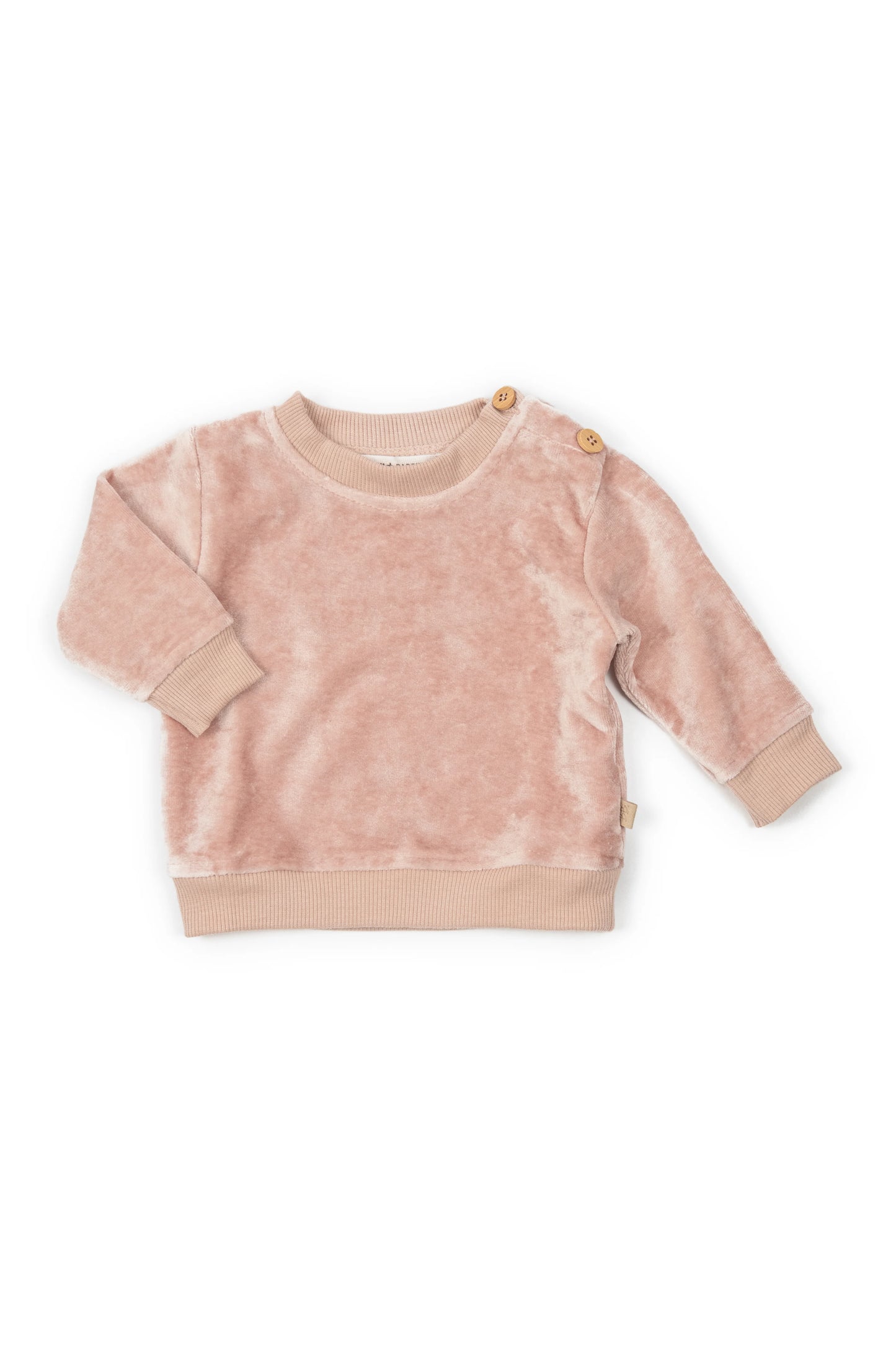 Trui met Lange Mouwen In Velvet - Powder Pink 28