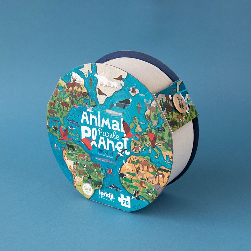 Animal Puzzzle Planet Look & Find