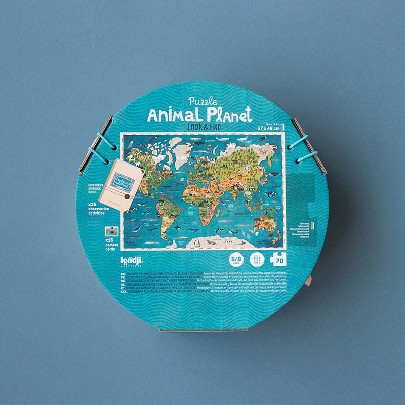 Animal Puzzzle Planet Look & Find
