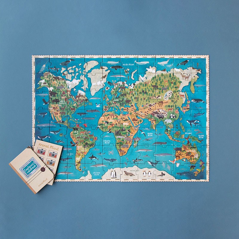 Animal Puzzzle Planet Look & Find