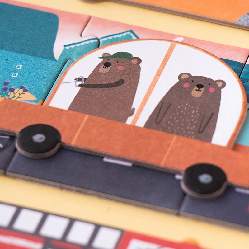 Beep, Beep! Look & find puzzle