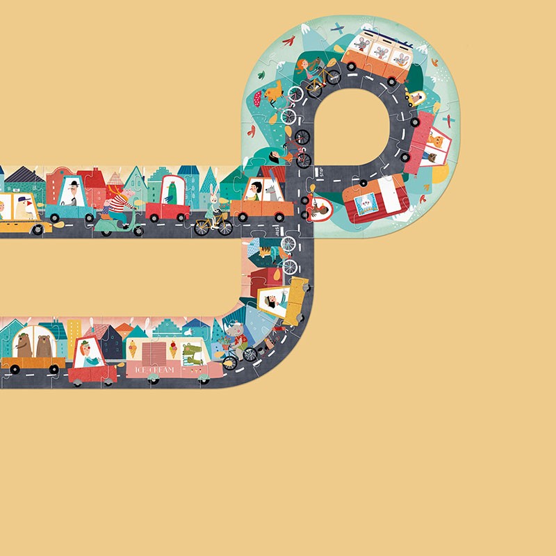 Beep, Beep! Look & find puzzle