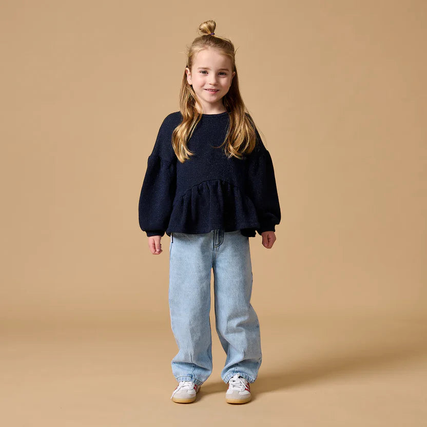 Ballon Fit Jeans Washed Light Blue