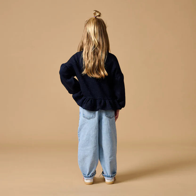 Ballon Fit Jeans Washed Light Blue