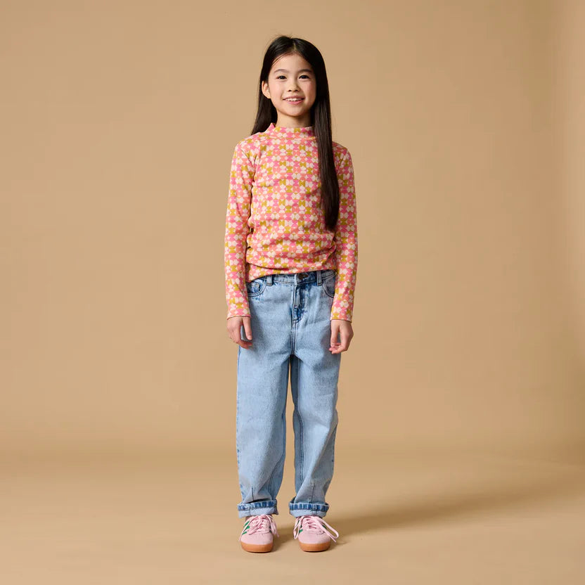 Ballon Fit Jeans Washed Light Blue