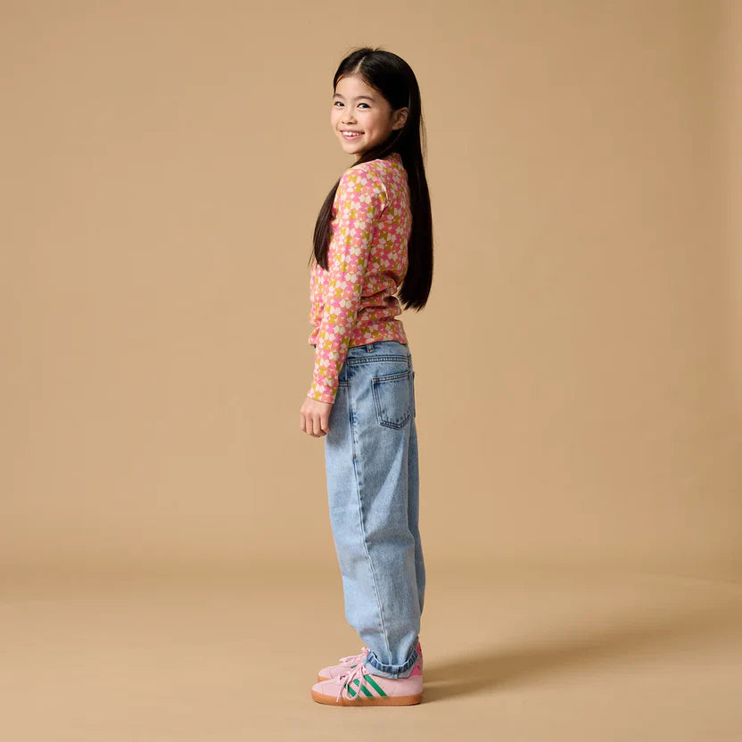 Ballon Fit Jeans Washed Light Blue