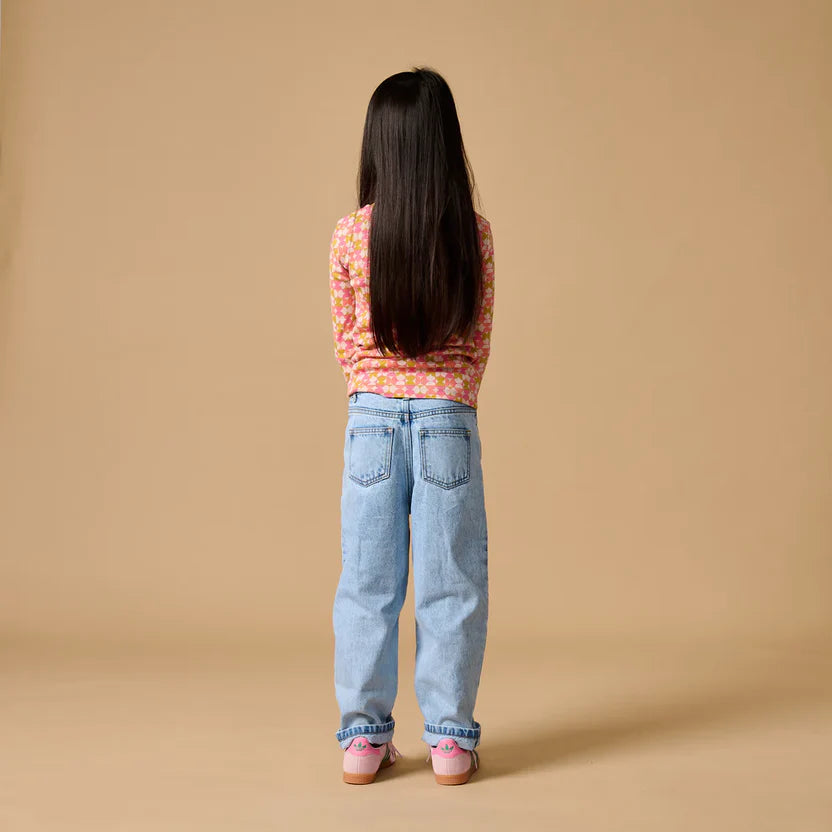 Ballon Fit Jeans Washed Light Blue