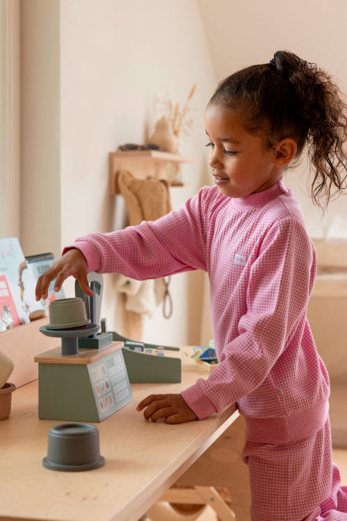 Pyjama Feetje Pink Melange