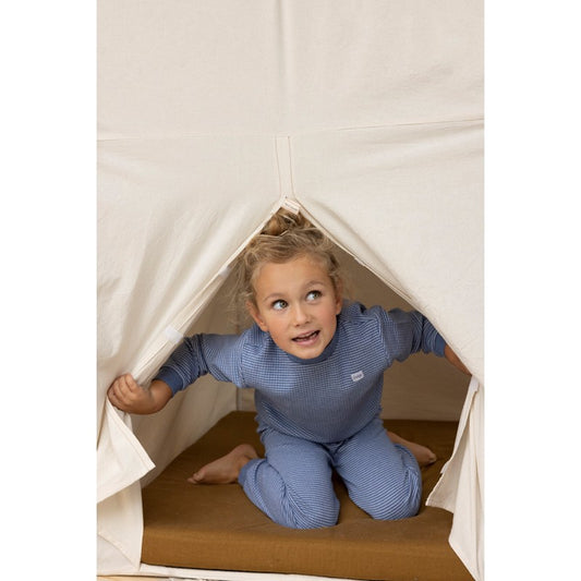 Pyjama Feetje Blue Melange