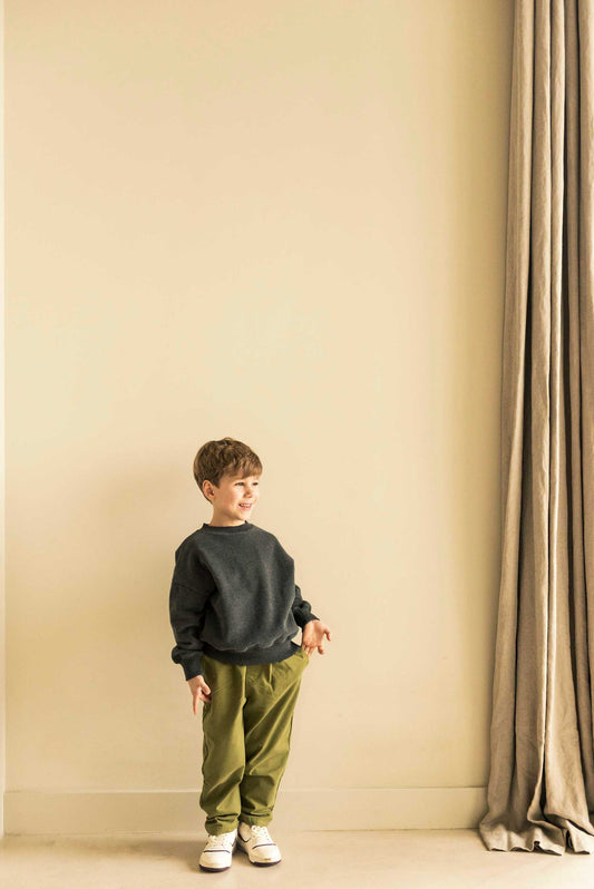 Sweater Dark Grey Melange Nr 1